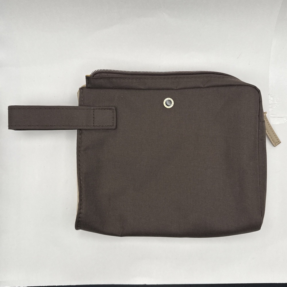 BVLGARI Emirates Business Class Clutch Style Bag Only Brown with Handle‎ Bulgari